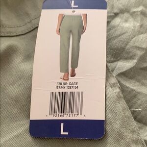 32 Degrees Light Sage green Women's Straight Leg Pants